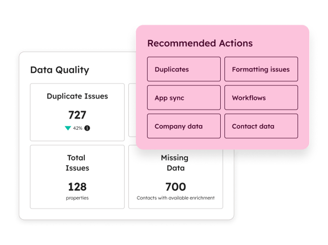 HubSpot Data Quality Tools - Data Hub